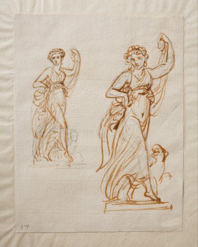 Dancing Girl (Ariadne) with a Panther by Bertel Thorvaldsen